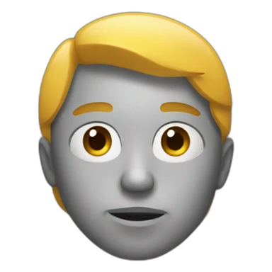 Emoji qui se mort les lèvres  sticker