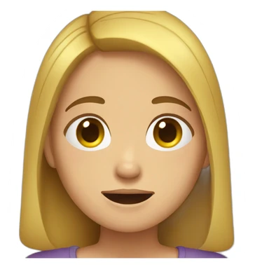 Fille qui pleure sticker