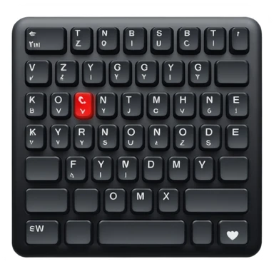 Teclado basico sticker