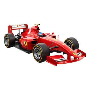Ferrari formula 1 car sticker