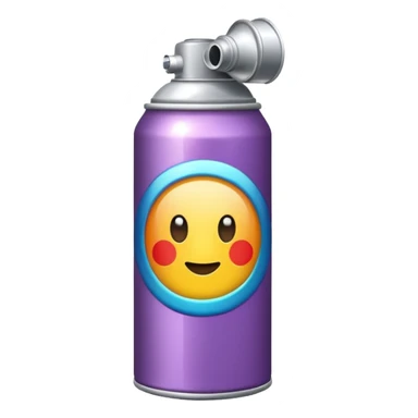 Aerosol with sticker sticker