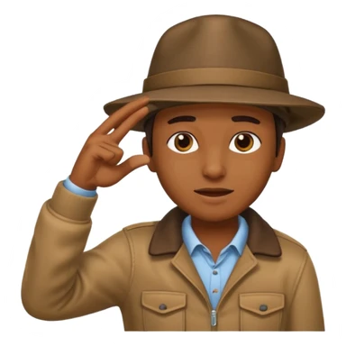 Dabing emoji sticker