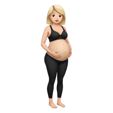 lego 
legging brassière noir gonflé ventre femme sticker