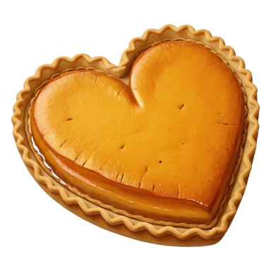 Pumpkin Pie Heart sticker