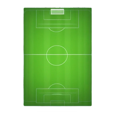 a soccer pitch sticker