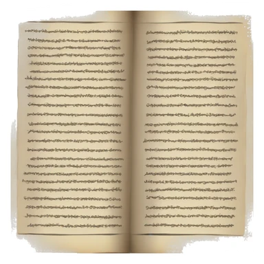 book with the righting on th: Scriba sticker