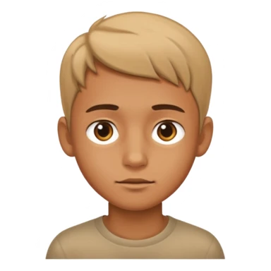 A boy that is side eying  sticker