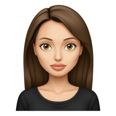 Angelina Jolie up to the waist sticker