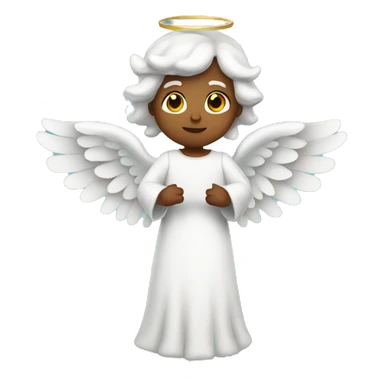 christmas angel sticker