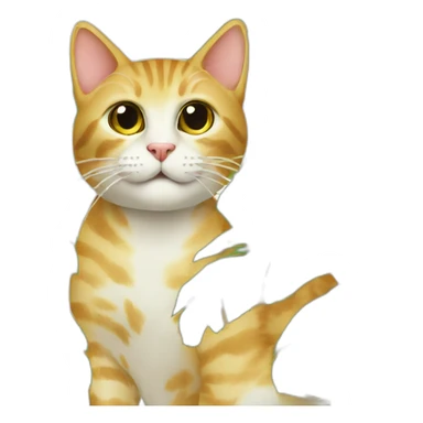 cat-and-PalmTree sticker