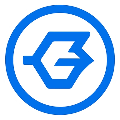 Create a ShyftLabs logo in a modern, clean, tech-inspired style with a blue and white color palette, no text. The style should match the reference image's aesthetic. sticker