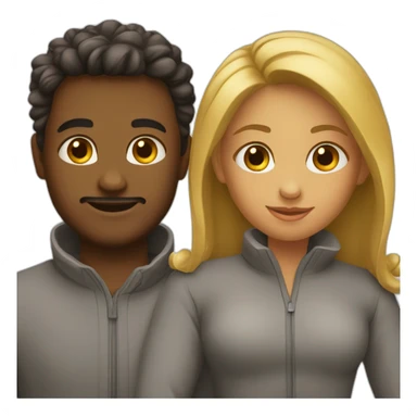 Deux personnes amoureuse sticker