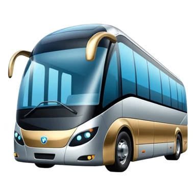luxury future self driving bus sticker