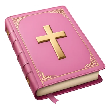 Pink bible sticker