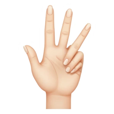 fingers crossed sticker