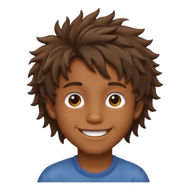 quero um emoji de um menino com pele de sumb sticker