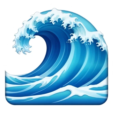 ocean wave sticker