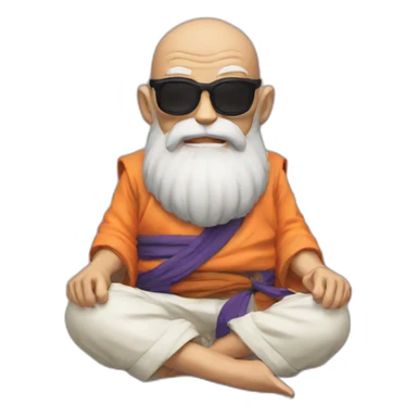 Master Roshi sticker