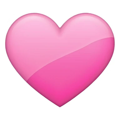 Pink line heart  sticker