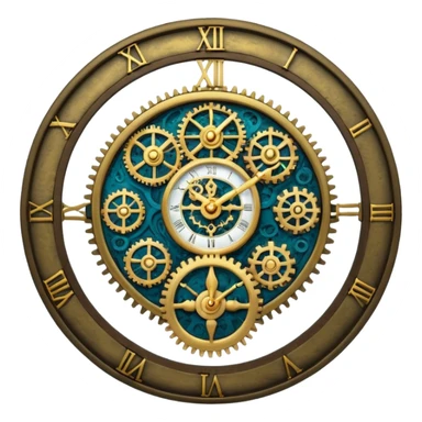 Moon Clock MC sticker