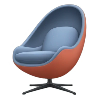 womb chair sticker