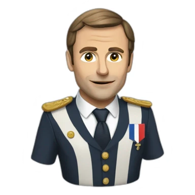 Macron sur scouteurr sticker