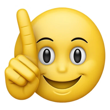 Smile face with a middle finger  sticker