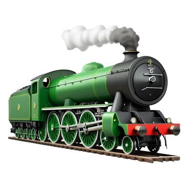 Steam Train - Flying Scotsman (Model Year: 2022) (Iconic colour: Green) sticker