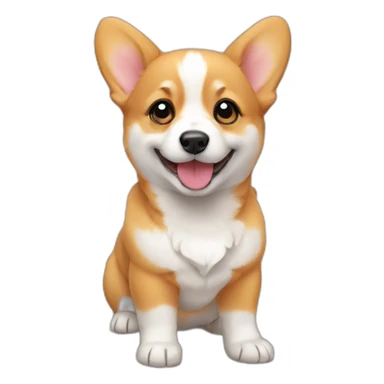Baby Corgi sticker