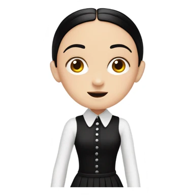 wednesday addams sticker