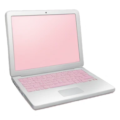 Soft Pink laptop 🩷 sticker