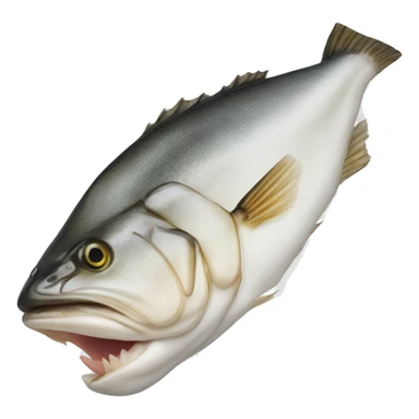 Pacific cod fillet with silver skin steak sticker