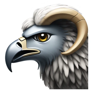 Philadelphia Eagle eating the LA Rams  sticker