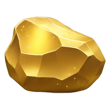 gold nugget sticker