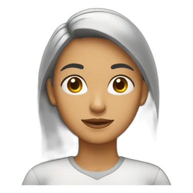 Mujer asombrada sticker