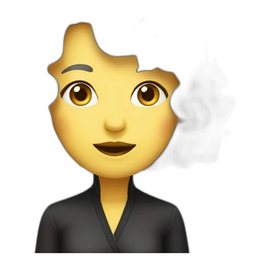 Valérie Bonneton qui fume sticker