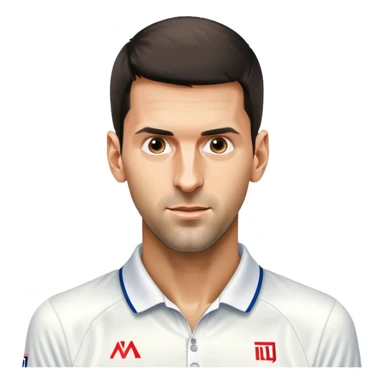 Novak Djokovic teasing crowd sticker