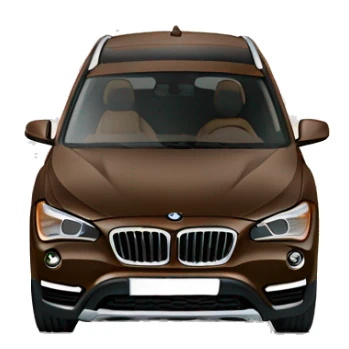 Brown BMW x1 sticker