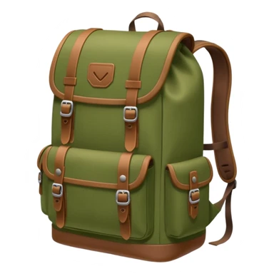 a backpack preped for an adventure in the wilds sticker