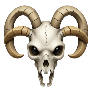 Ram skull sticker