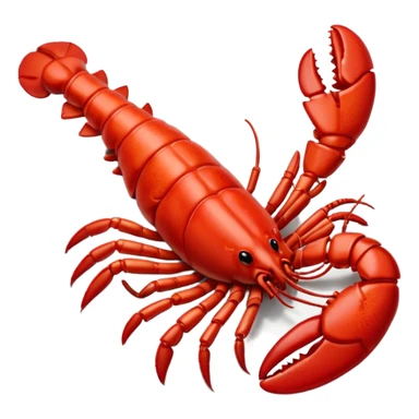 Lobster on period sticker