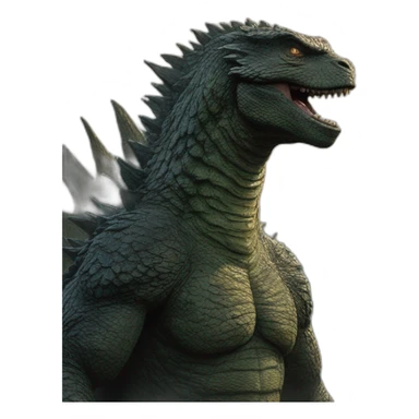 Godzilla movie 2019 portrait sticker