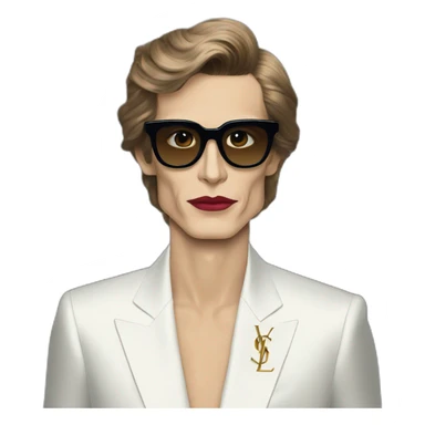 yves saint laurent sticker