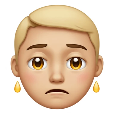 an emoji encapsulating pain sticker