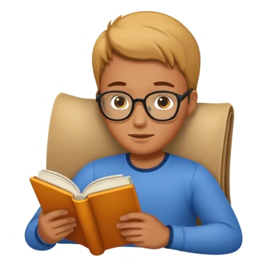 reading book sticker