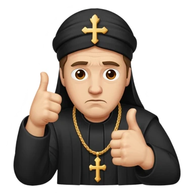 orthodox thumbs down sticker