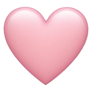 Light pink heart sticker
