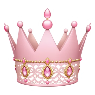 light pink crown coquette sticker