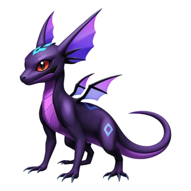 Shiny Salandit-Noivern-Umbreon-Hybrid (Full body) sticker