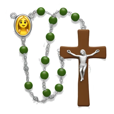 Rosary sticker
